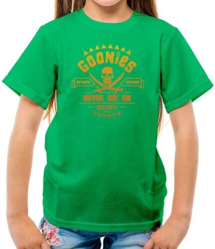 Goonies, Never Say Die Kids T-Shirt - Film - One Eyed Willy - Chunk - Mikey 110