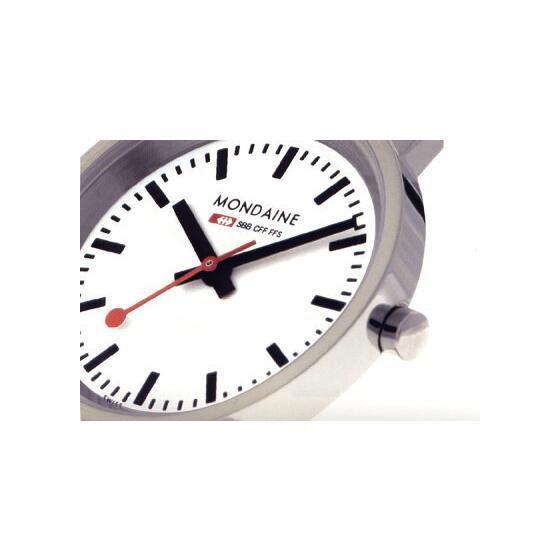 Used Mondaine Watch MONDAINE Classic 36mm White Dial Black Belt A660.30314.11SBBV