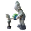 Kaws Semi-Dissected Bear Figure Ornament - Trendy Decorative Toy for Living Room Collection Gift