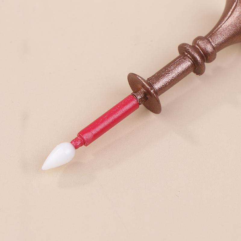 Miniature Dollhouse Candle Light Desk Lamp Mini Led Candle Lighting Home Decoration Doll Furniture Toy Can Be Bright