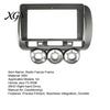 Dashboard Mounting Frame 9 Inch Car Radio Fascia Kit for Honda Jazz Fit 2006 RHD Trim Replacement Manual AC, Navigation Panel Frame, Stereo