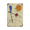 Wassily Metal Signs Kandinsky Geometric Wall Art Posters Decor Modern Abstract Style Tin Signs Picture for Bar Living Room