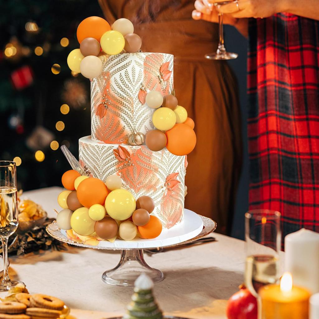 Topo de Bolo de Bola Palitos para Bolo de Bola Coloridos Formato de Bola de Pérola Inserção para Cupcake Topo de Bolo para Lembrancinhas Decoração de Casamento