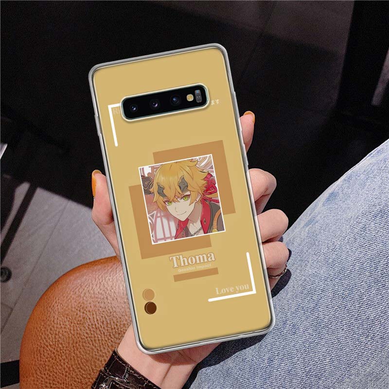 

Чехол для телефона Genshin Impact Love Cover для Samsung Galaxy S10 Plus S20 FE S21 S22 Ultra S10E S9 S8 + S7 Edge J4 Samsung S22 Ultra