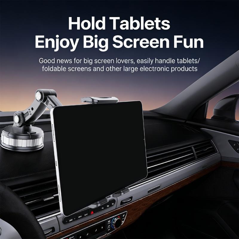 Phone Tablet Holder for Phone 17 16 Car Dashboard Mount Cellphone Holder Rotating Suction Cup Phone Stand
