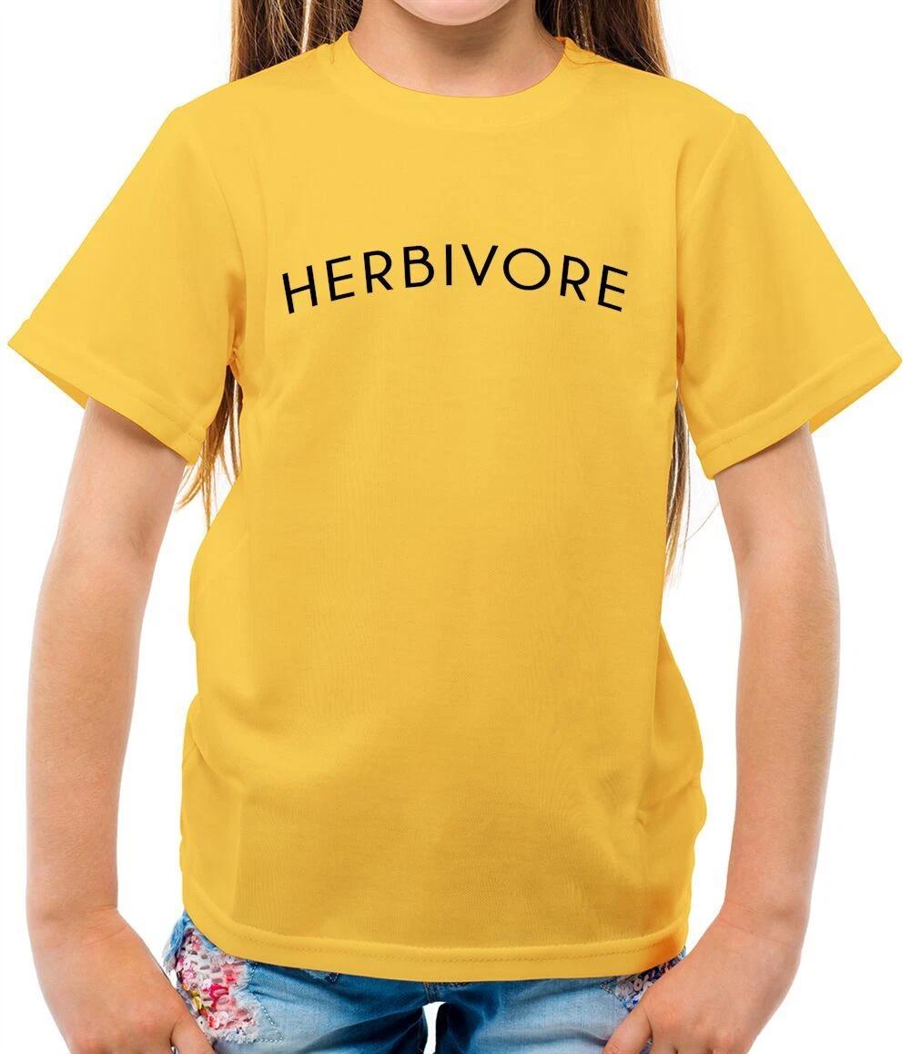 Herbivore - Kids T-Shirt - Plant Based Vegan Vegetarian Plants 140