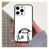 F-Flork Cute Funny Meme Phone Case For Apple iPhone 15,14,13,12,11,Pro,X,XS,Max,XR,Plus,Mini Soft Black Cover