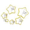 6pcs/ Set Christmas Tree Cookie Cutter Mold Xmas Plastic DIY 3D New Year Biscuits Gingerbread Maker Stamp Baking  Accessories