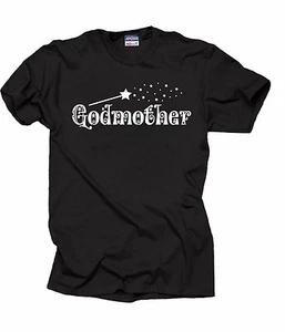 Godmother Magic Wand T-T-shirt Baptism Ceremony Tee T-shirt Gift For Godmother XL