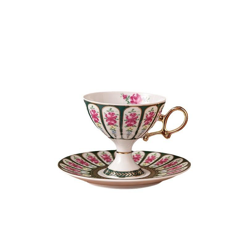 BRCeramic Black Tea Cups Saucer Condense Afternoon Tea Coffee Cup Saucer Sets Couple Cup Set Home Creative Milk Mug New Home GiftEY
