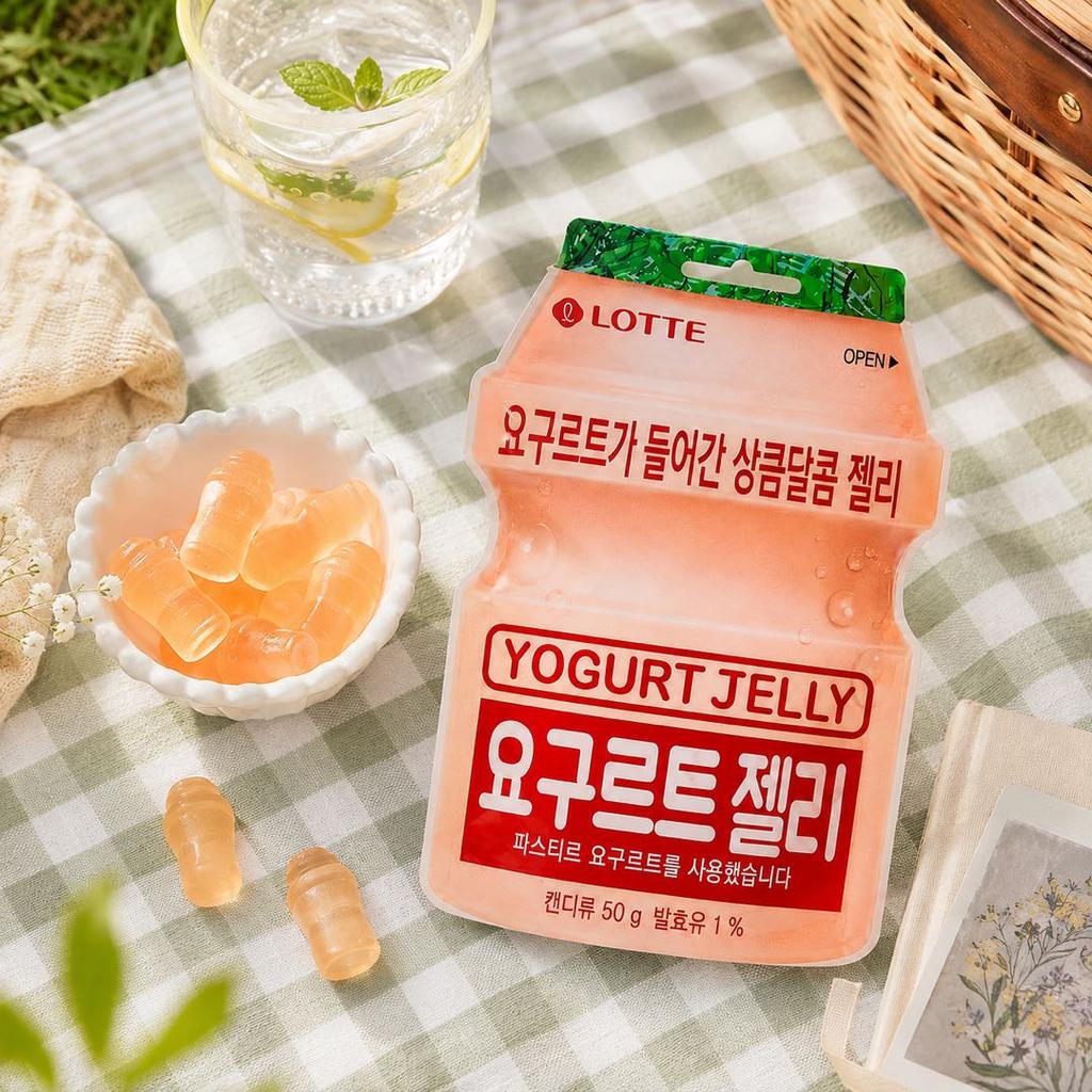 Balas de Goma Sabor Iogurte Lotte 50g