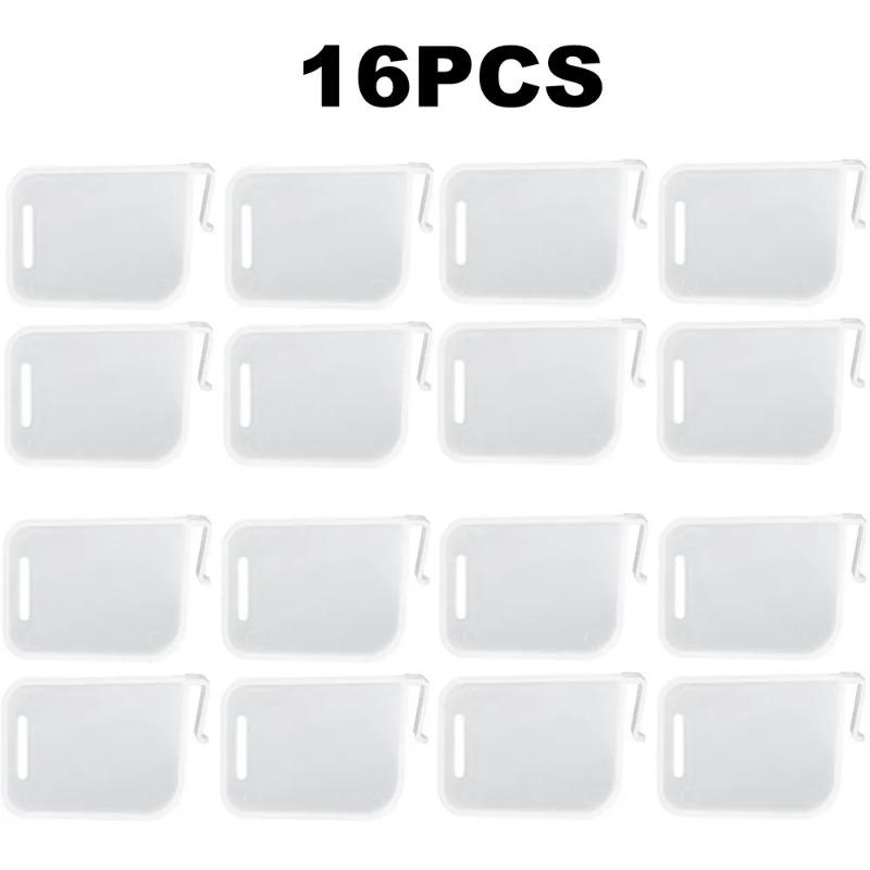 2/4/8/16/24 Stück Kühlschrank-Aufbewahrungs-Trennwand, einziehbare Trennwand aus Kunststoff, Aufbewahrungsschiene, Küchenflaschen-/Dosenregal-Organizer