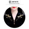 Samt Verdicktes Schwarzgold Unterhemd für Damen Neu Herbst und Winter Western Stil Inneres Top