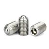 M6 M8 M10 M12 M16 Thread Stainless Steel/POM Ball Roller Bearing Hex Socket Spring Ball Plunger Grub Point Set Screw Bolt For Conveyor