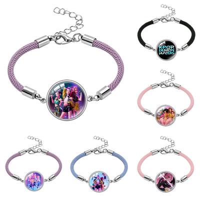 Rumi Zoey Mira Gem Bracelet Cartoon Multi-Color Rope Hand Jewelry