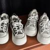 Canvas Shoes Student Black and White Platform Niche Casual Board Shoes X
