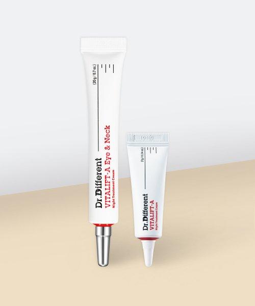Dr. Different VitaLift-A Eye & Neck Retinal Cream 20g + VitaLift-A 7g Miniature Set