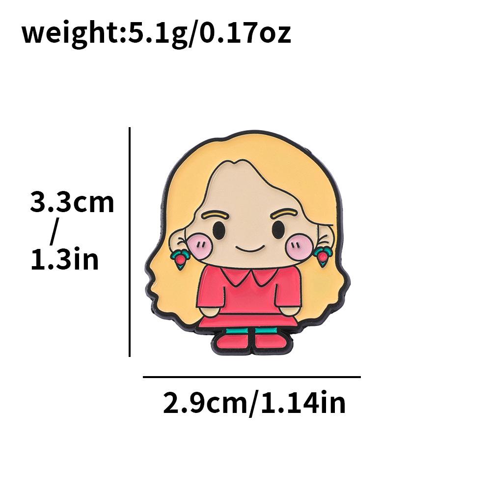 European and American film and television novels characters metal badges magic castle characters owl alloy brooch accessories