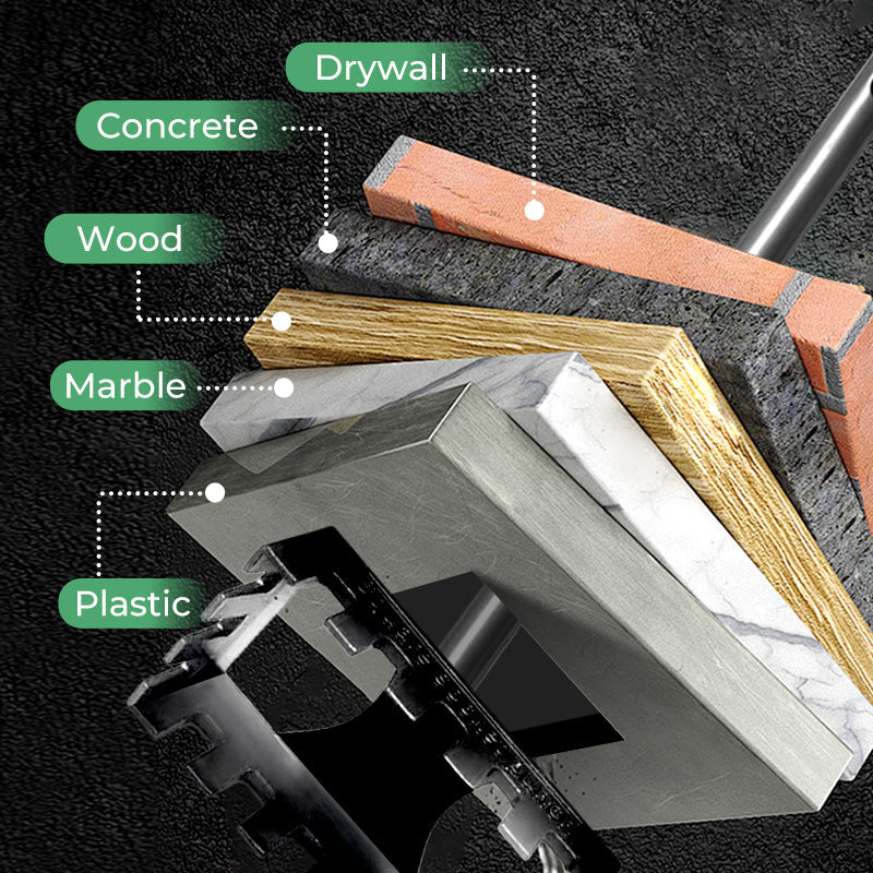 1PC 86-Type Square Hole Cutter for Electrical Box 86-type Square Socket Puncher for Water & Electricity Installation Hand Tools