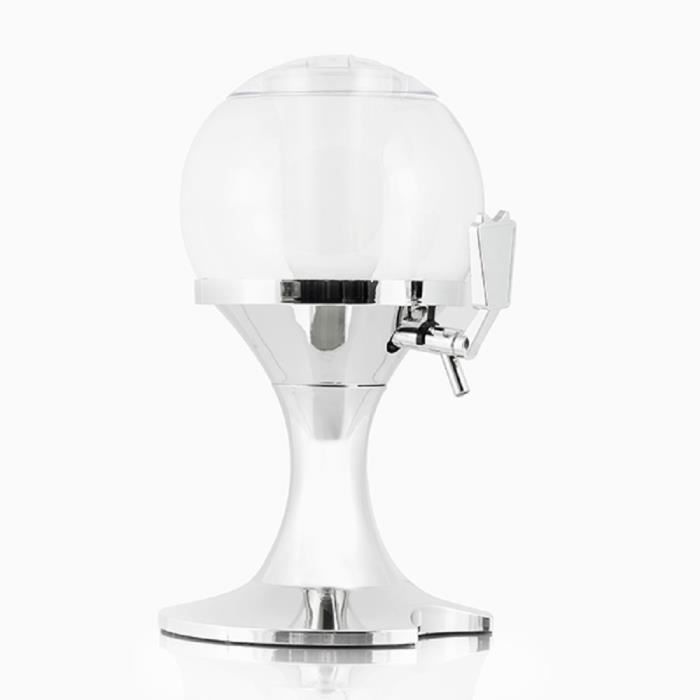 Distributeur de Boisson Bière Réfrigé avec glaçon, boisson, liqueur, bar, bac à glaçon 3,5 Litres Robinet