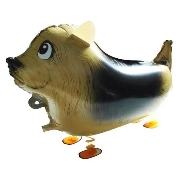 Cute Walking Animals Foil Balloons Pet Cat Giraffe Dinosaur Frogs Walk Helium Balloon Baby Shower Birthday Party Decorations 1Pc