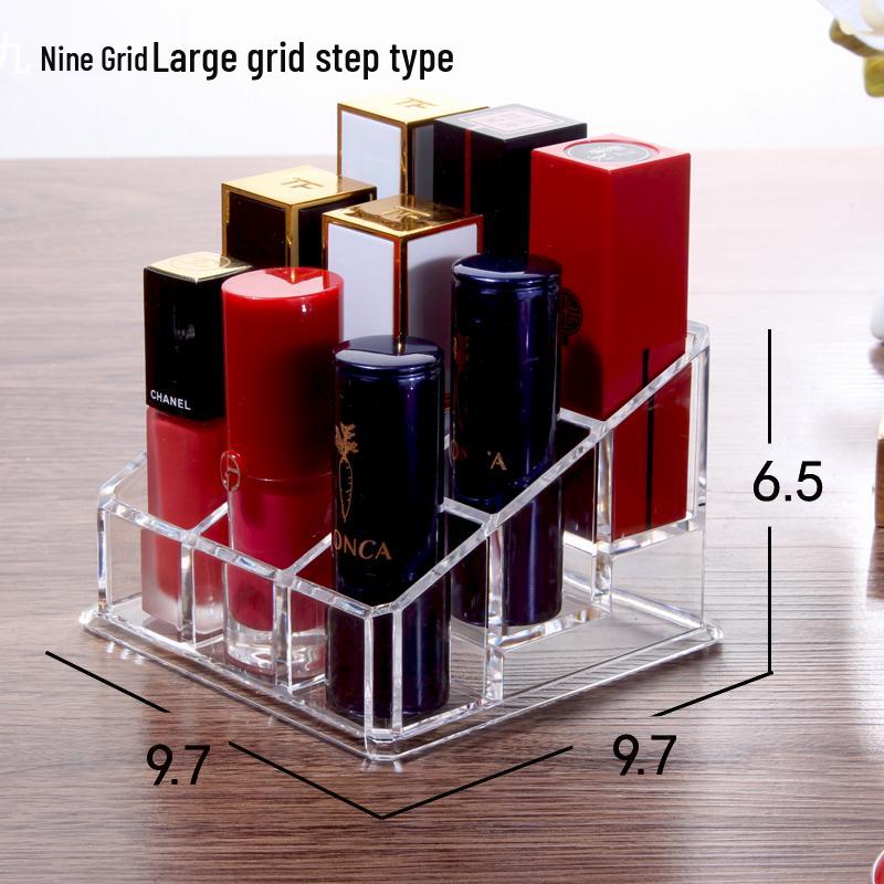 Clear Lipstick Storage Box and Display Stand