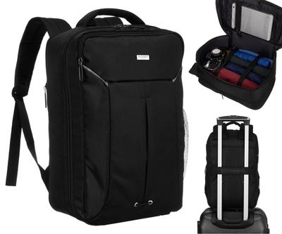 PTN BOCIAN-6408 Black Travel Backpack