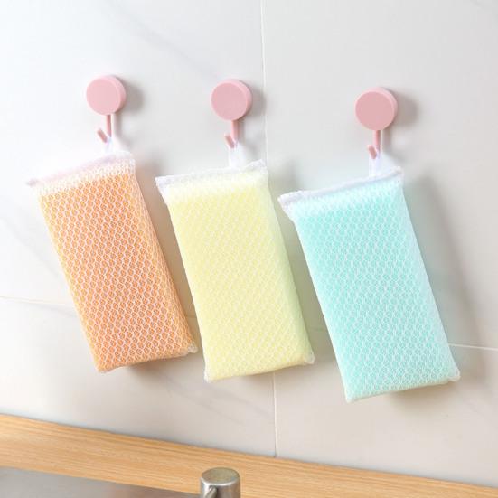 5/10Pcs Cleaning Sponge Unique Mesh Surface Strong Decontamination Lightweight Dishwashing Sponge