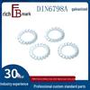 DIN6798A Galvanized External Tooth Lock Washer, M2-M30, Multi-Teeth Flat Washer, GB862 Stop Nut Lock Washer.
