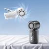 Portable Clip-on Fan Handheld Mini Fan USB Rechargeable Ice Cooling Personal Fan for Outdoor Office Travel Summer Cooling Device