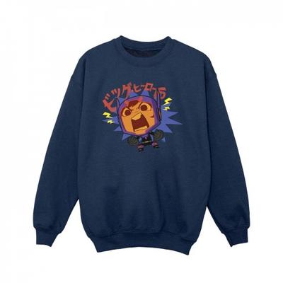 Girls Big Hero 6 Baymax Hiro Angry Manga Sweatshirt
