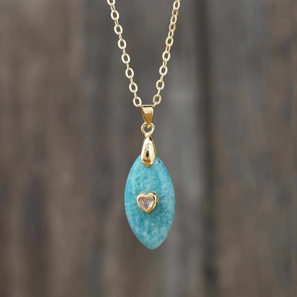 Original natural stone amethyst zirconium pendant, real gold-plated necklace, niche design, versatile and popular jewelry.