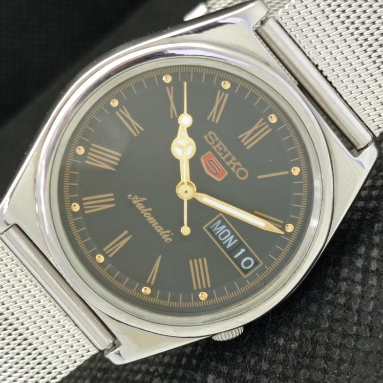 

Б/У винтажные часы SEIKO 5 AUTOMATIC 7S36A JAPAN MENS D/D BLACK WATCH 610d-a318487-2 SKU610d-a318487