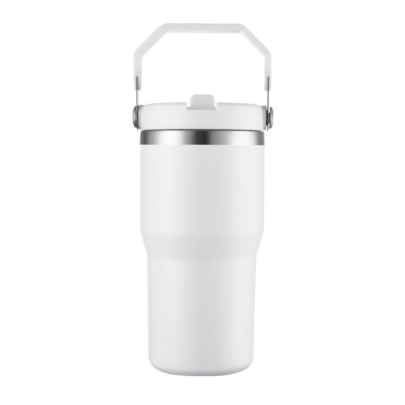 2026 Portable Cup Stainless Steel Car Cup Double Layer Vacuum Thermos Cup Cold Ice Ba Water Cup