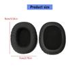 Sponge Replacement Ear Cushions for Monitor I Gaming Headset Enhances Comfort Durability
