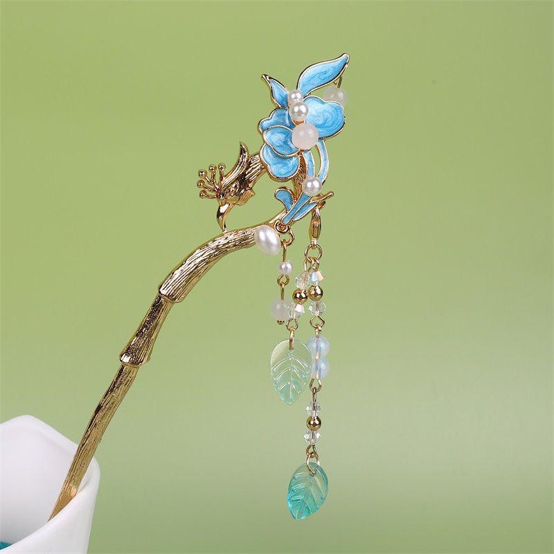 

Ancient Cloisonné Tassel Hairpin – Hanfu Court Style Accessory