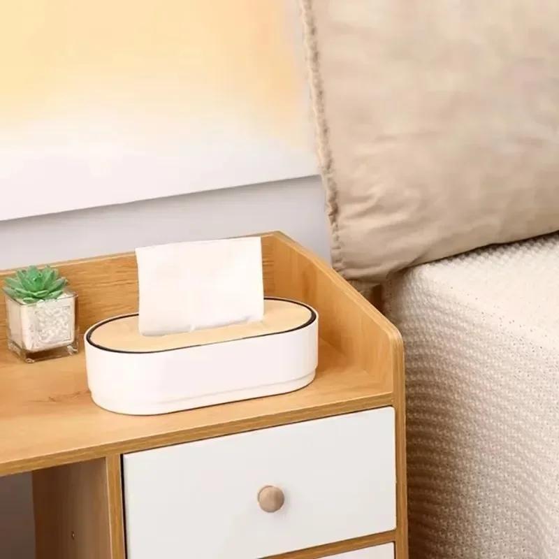 Plastic Tissue Box Car Tissue Box Home Living Room Decoration Bedroom Kitchen Desktop Nordic Storage Box Household Napkin Holder