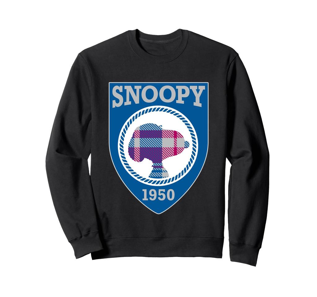Peanuts Snoopy 1950 Blue Badge Sweatshirt