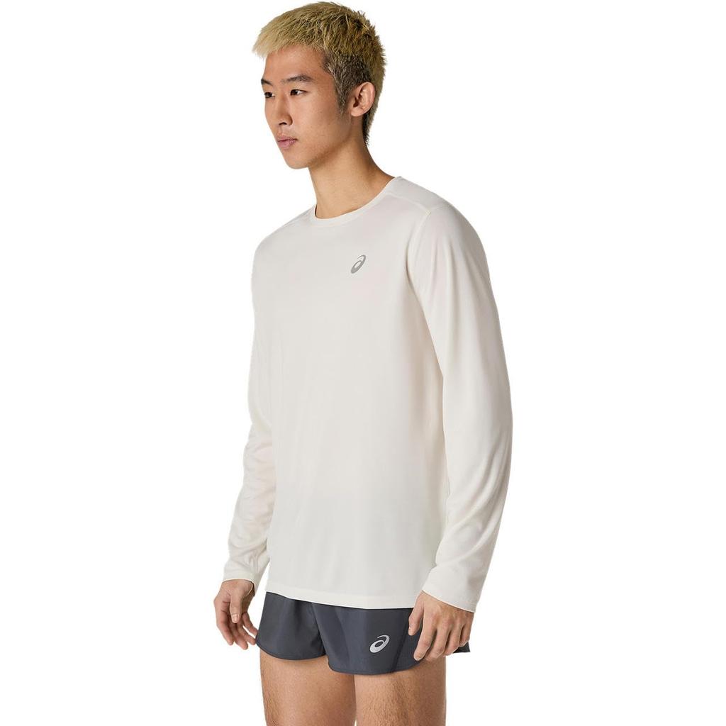 Running Wear SILVER LS TOP 2011D244 100 M [ASICS] Men's (CREAM)