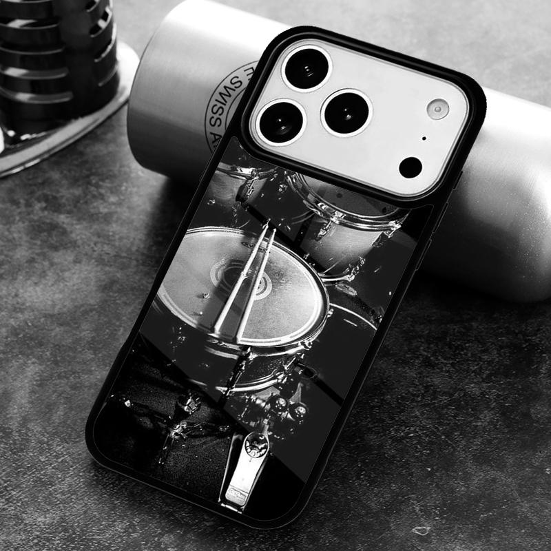 Drummer Playing Drums Phone Case For iPhone 17 16 15 14 13 12 11 Pro Max Plus 17Air Soft Silicone Cover