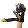 uhlsport Practice Soccer GK Keeper Gloves Powerline Elite Starter Soft 1011312 02 5 Black x Gold x White