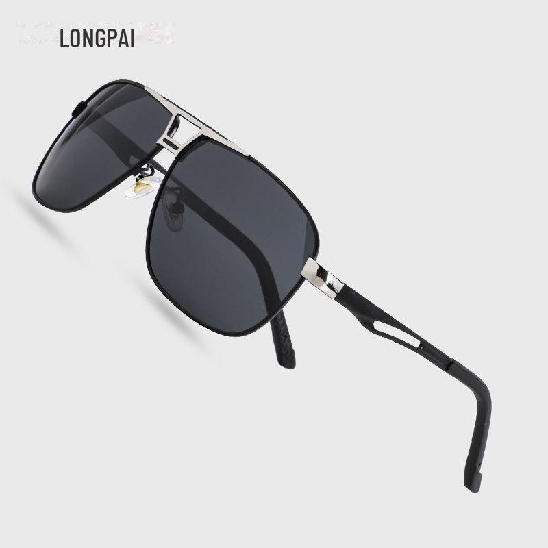 Men's Day-Night Dual-Use Polarized Sunglasses: Color-Changing, Trendy Driving Glasses.