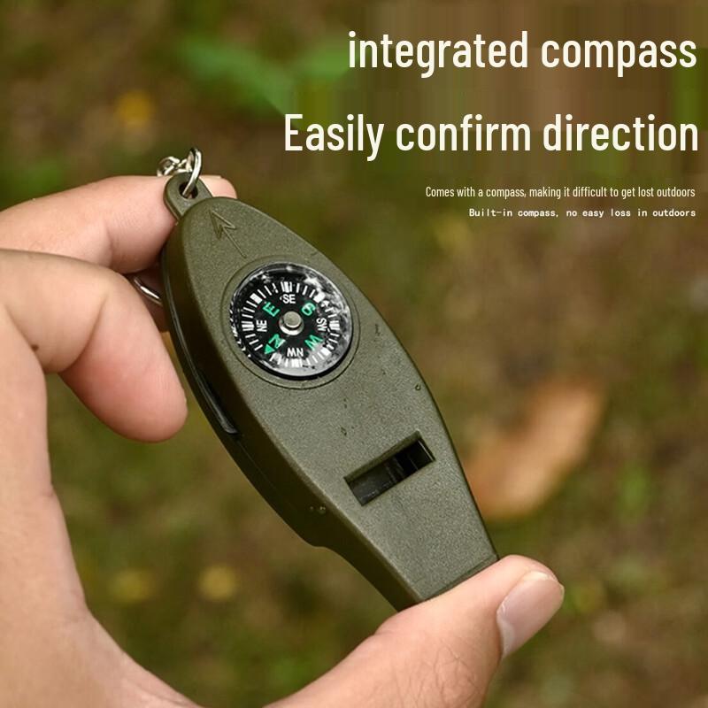 OIMG Outdoor Survival Tool with Compass and Magnifier