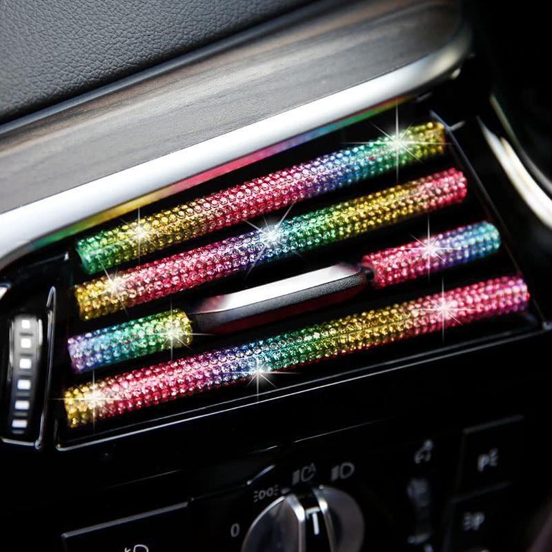 Car Air Conditioner Outlet Decorative Strips U Shape Moulding Trim Decor Strips Car Styling Auto Interior Mouldings Accessories