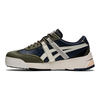 Delegação EX Retro Casual Leve Respirável Tênis de Cano Baixo Tênis Unissex Branco Azul Verde 1183A559-401