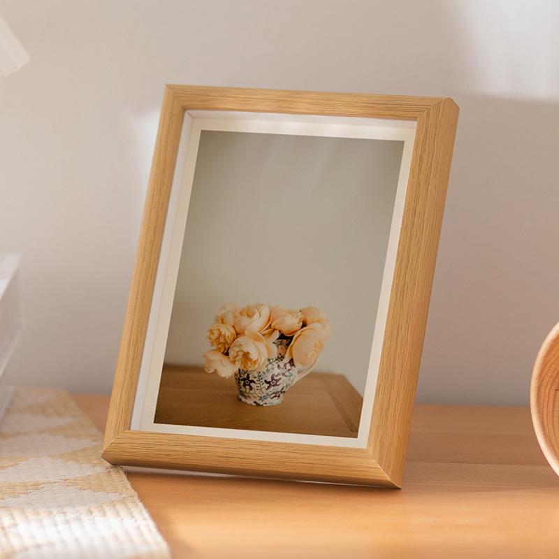 Simple Creative Photo Frame: 5 to 10-inch & A4 Sizes for Desktop & Wall Decoration