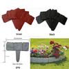 Imitation Stone Garden Fence - Foldable & Plastic for Lawn Horticulture