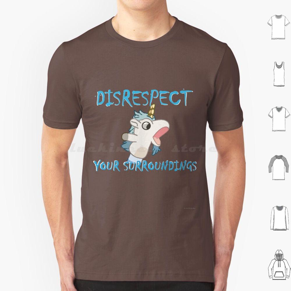 Unicorse Disrespect Your Surroundings T Shirt Big Size 100 Cotton Funny Unicorse Heeler Bandit Heeler Unicorse Heeler Kids