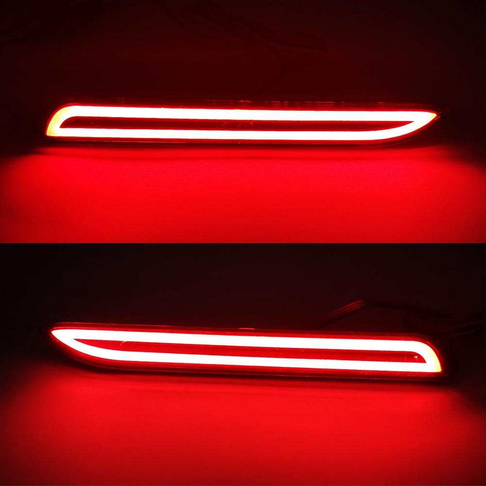 Car LED Rear Bumper Reflector Brake Lamp For Toyota RAV4 Harrier Sienna EZ Alphard Aygo Mark X Lexus IS-F GX470 RX300 5630 NX RC