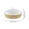 Serving Tray Cake Plate Dish Holder Decorative Display with Lid Snack Platter for Food Cookie Pastry